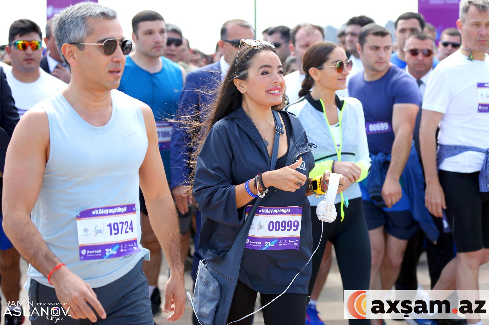 Prezidentin qızları Bakı Marafonu 2018də -  FOTOLAR